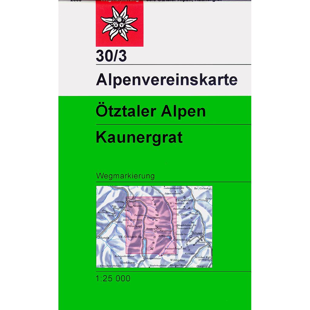 Ötztaler Alpen Kaunergrat 30/3 - 1/25