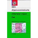 Zillertaler Alpen Ost 35/3 weg+ski - 1/25