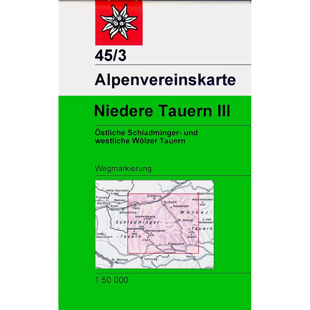 Niedere Tauern III 45/3 - 1/50