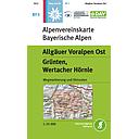 Algäuer Voralpen Ost BY03 weg+ski Grünten, Wertacher Hörnle - 1/25