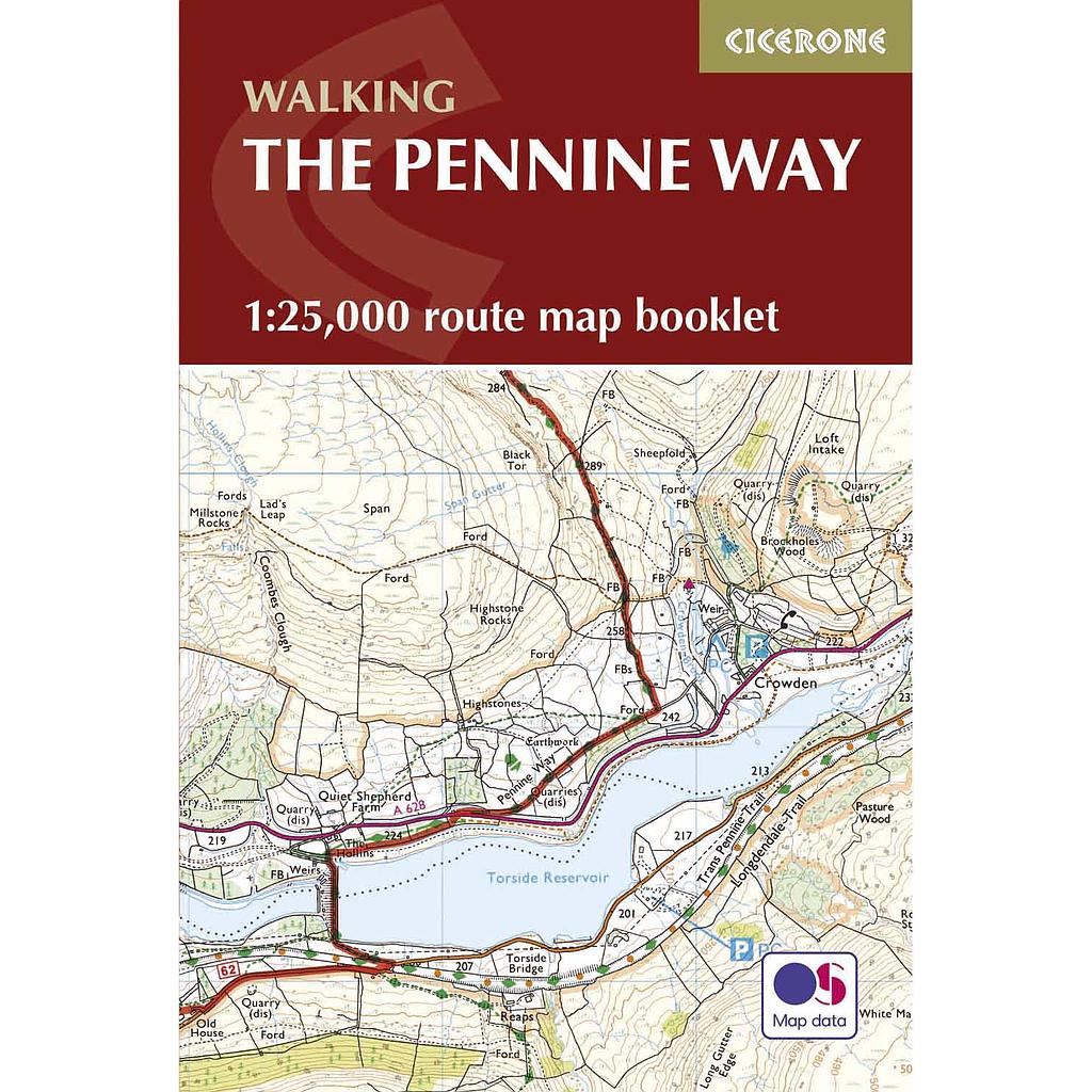 Pennine Way Map Booklet - 1/25