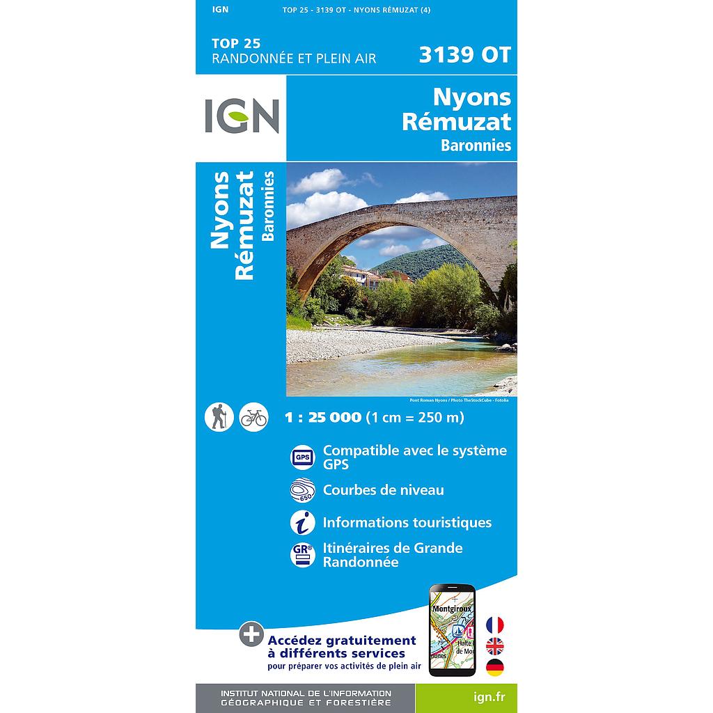 3139OT Nyons / Rémuzat / Baronnies gps - 1/25