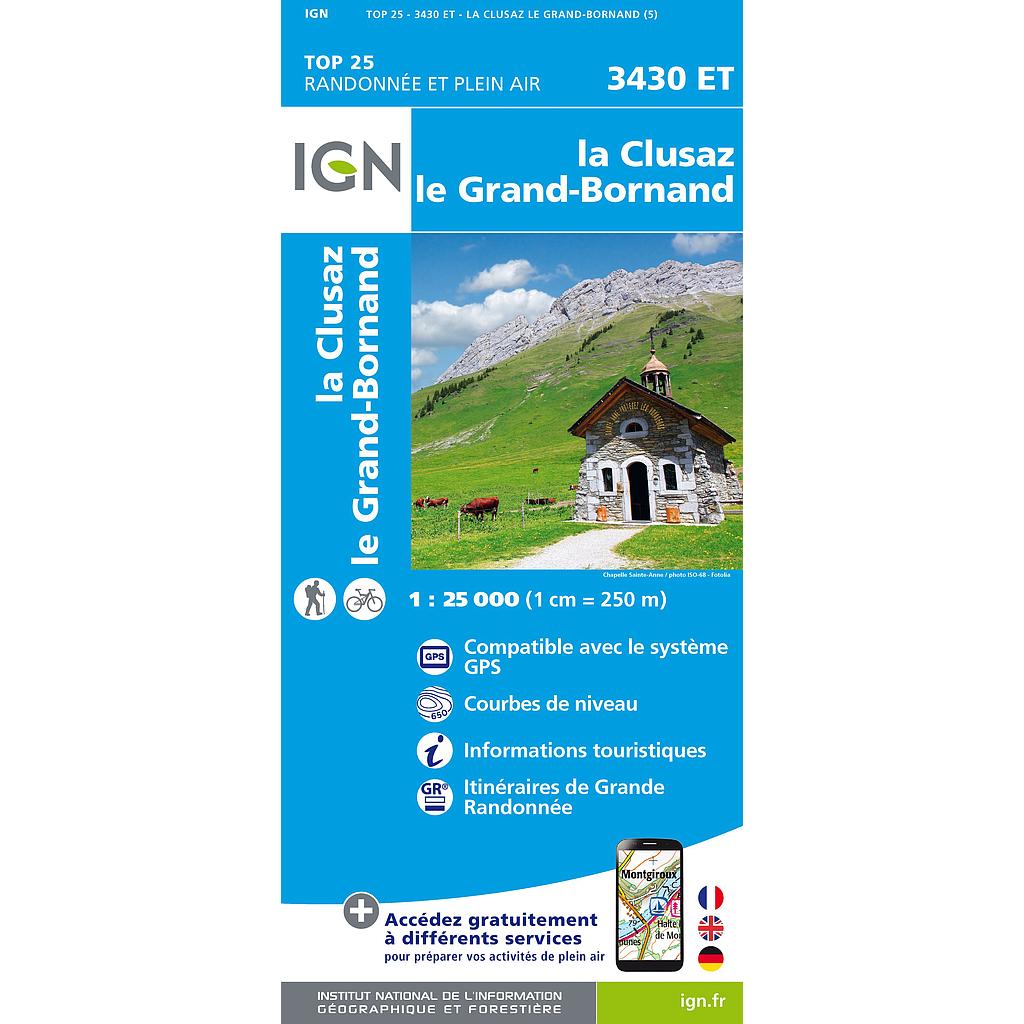 3430ET La Clusaz / Grand-Bornand gps - 1/25