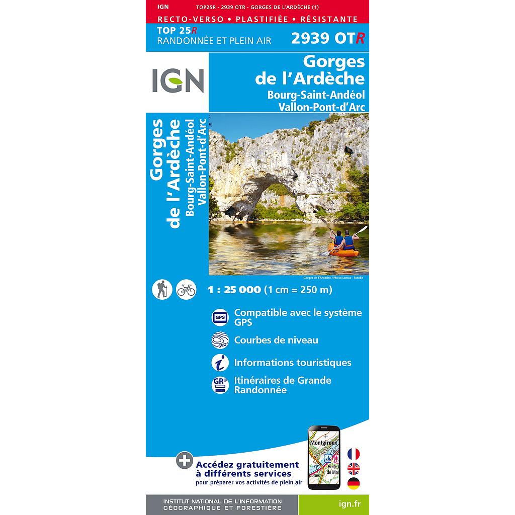 P.2939OTR Gorges de l'Ardèche / Bourg-St-Andéol gps wp - 1/25