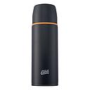 Classic Thermosfles - 1 Liter - Zwart - RVS