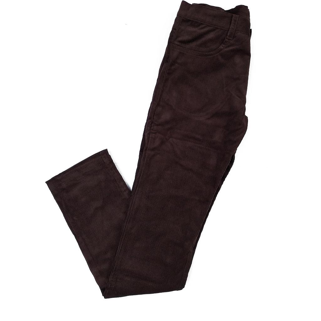 Lange Broek Velours Bruin
