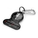 Silva Compass Pocket met Thermometer, Carabijnhaak