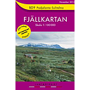 Fjällkarta BD9 Padjelanta / Sulitelma 1:100 000