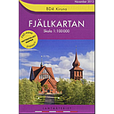 Fjällkarta BD4 Kiruna 1:100 000