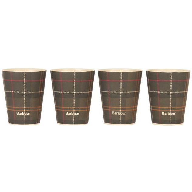 Set Of 4 Bamboo Cups
