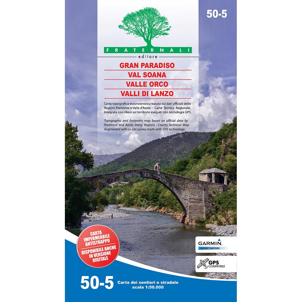 Gran Paradiso - Val Soana - Valle Orco - Valli di Lanzo 1/50