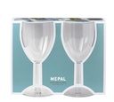 Wijnglas 200 ml - 2 stuks