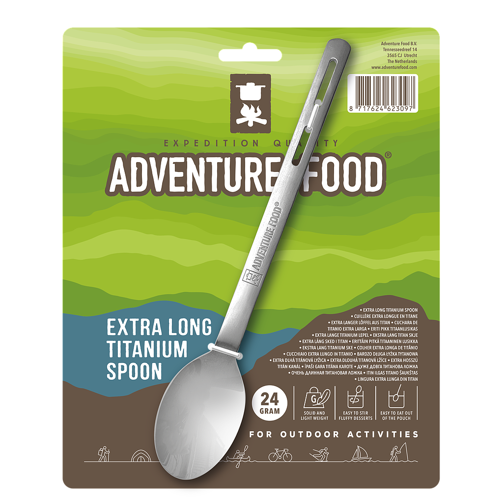 Extra Long Titanium Spoon