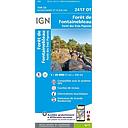 2417OT Forêt de Fontainebleau / Forêt des Trois Pignons gps