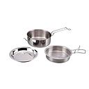  Stainless Steel Cooking Set Snap-Pack