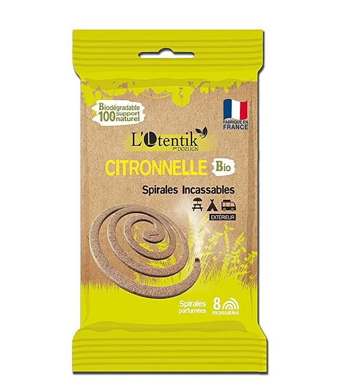 Anti-Muggen Spiralen Citronnelle (8 stuks)