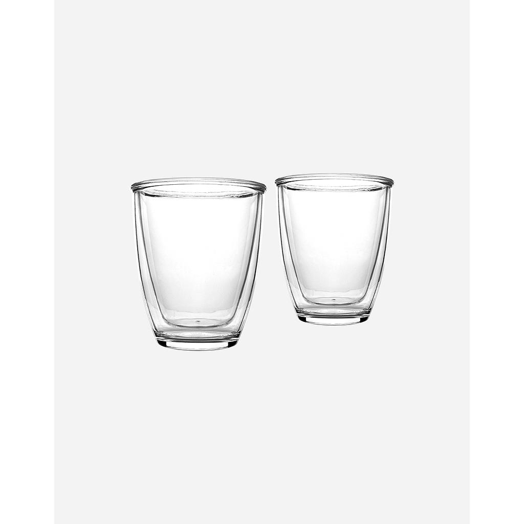 Dubbelwandig Glas - Isolerend - 340 ml - 2 stuks