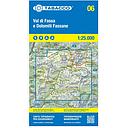 Wandelkaart 006 Val di Fassa Dolomiti Fassane