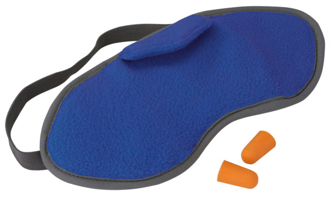Oogmasker (Fleece) en Oordopjes