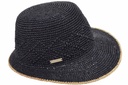 Raffia Crochet Cap With Special Weaving 55145-0