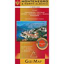 Wegenkaart Montenegro & Albanië Noord 1:200.000