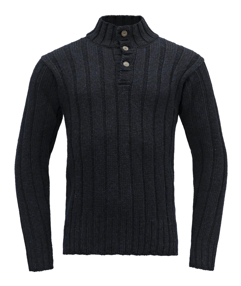 Nansen Wool Button Neck