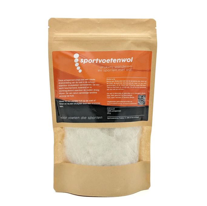 Sportvoetenwol 20 gram