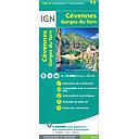 75011 Cévennes - Gorges du Tarn - 1:75.000