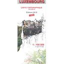 Luxemburg Topografische Kaart 1:100.000