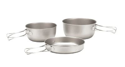 Titanium 3 Piece-set With Case