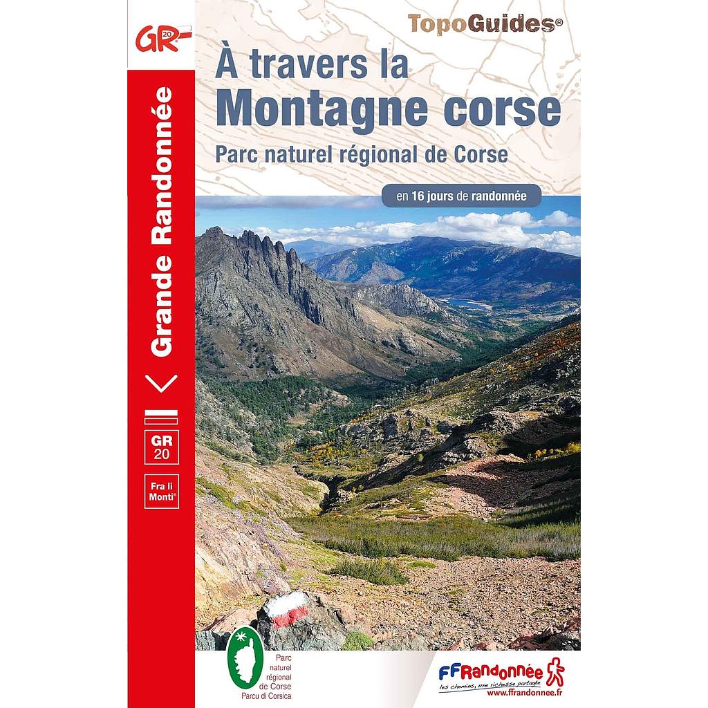 Corse à travers la montagne GR20