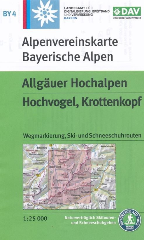 Allgäuer Alpen, Hochvogel, Krottenkopf BY04 weg+ski - 1/25