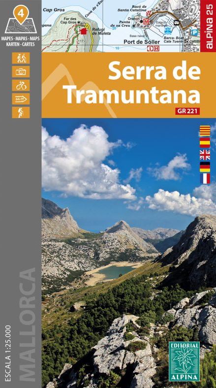 69 Serra de Tramuntana + GR221 (set van 4 kaarten)
