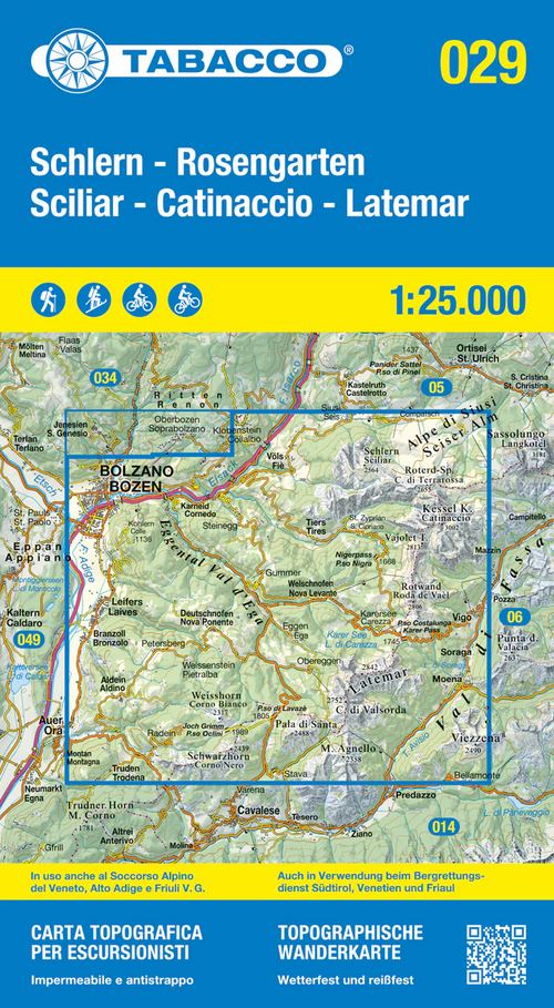 029 Schlern - Rosengarten - Sciliar - Catinaccio - Latemar