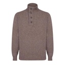 Essential Patch Half Zip Knitted Jumper Heren