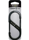 Karabynhaak Dubbel S-Biner - Zwart - Max. 45kg