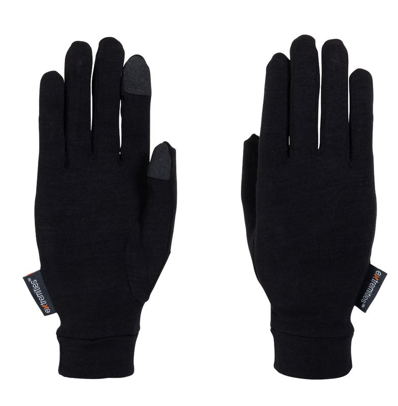 Merino Touch Liner Glove Black