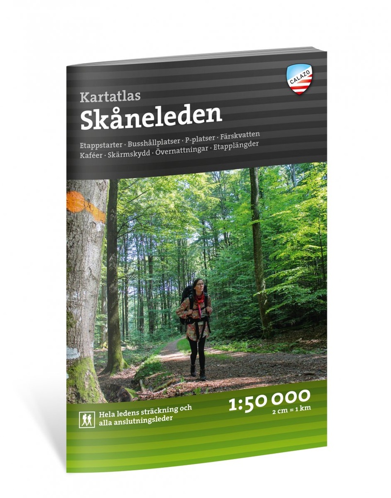 Wandelatlas Skåneleden 1/50