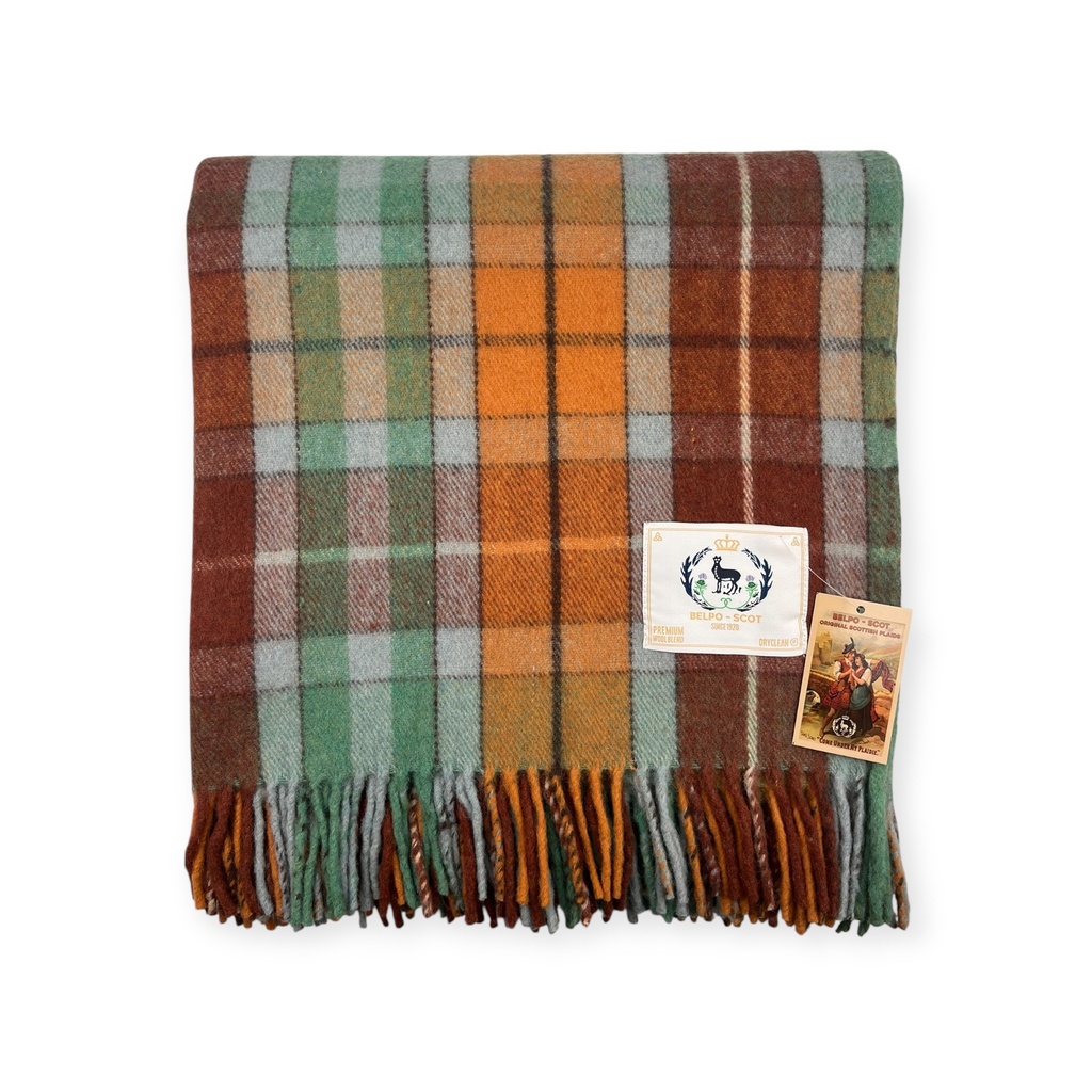 Tartan Plaid - Antique Buchanan New - 100% Recycled Wool
