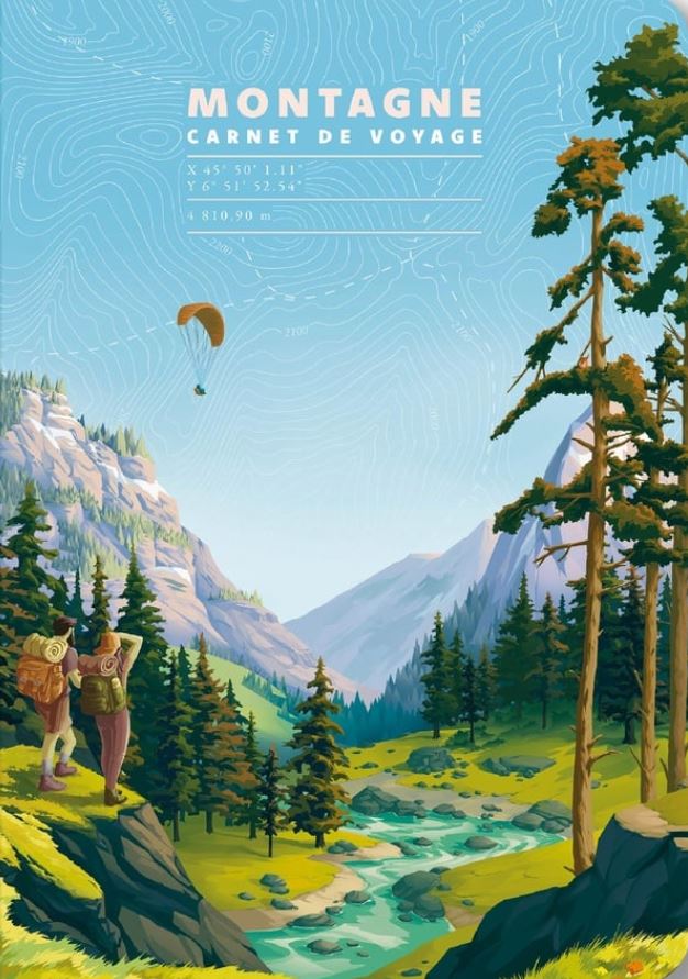 Carnet de Voyage Montagne Hiver