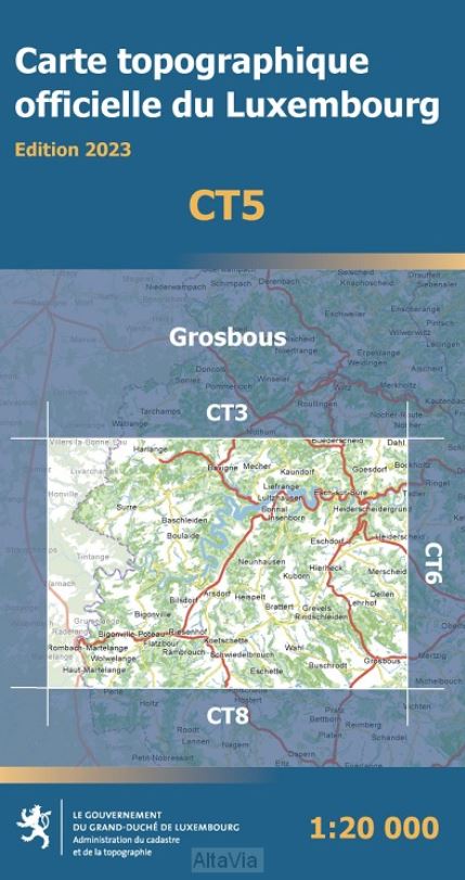Wandelkaart CT05 Grosbous