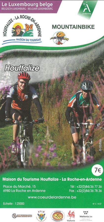 Fietskaart Mountainbike Houffalize