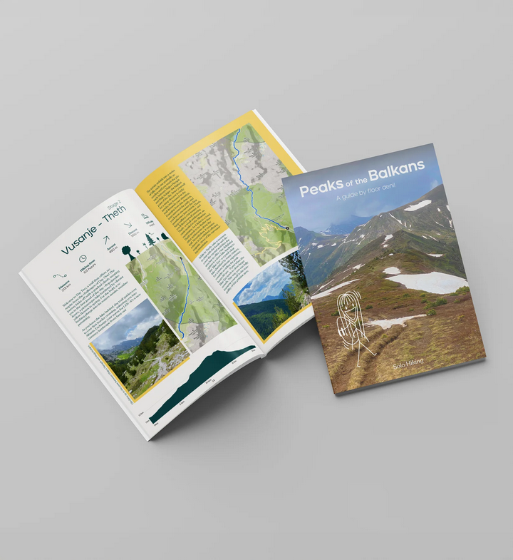 Peaks of the Balkans Trail 192 km Albania,Montenegro and Kosovo