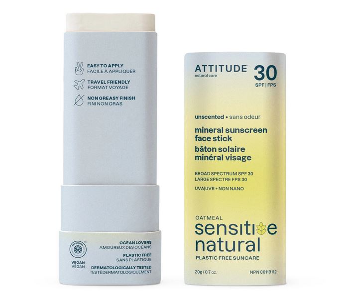 Attitude Sun Stick SPF 30 Geurloos