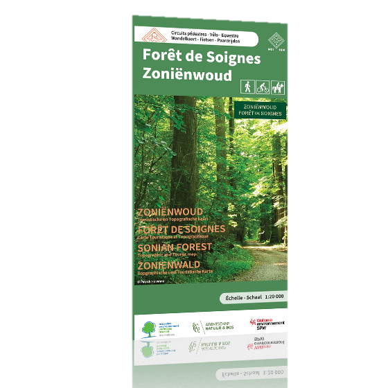 Wandelkaart Zoniënwoud