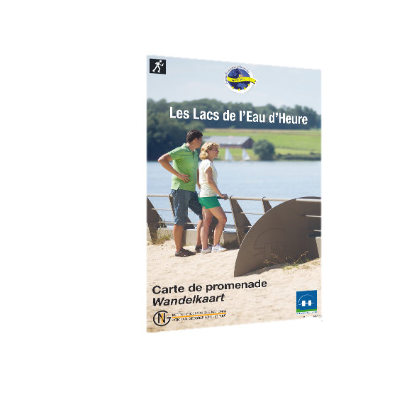Wandelkaart Lacs de l'Eau d'Heure