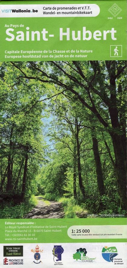 Mountainbikekaart - Wandelkaart St-Hubert