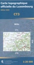 Topografische Kaart - CT03 CT LUX Wiltz