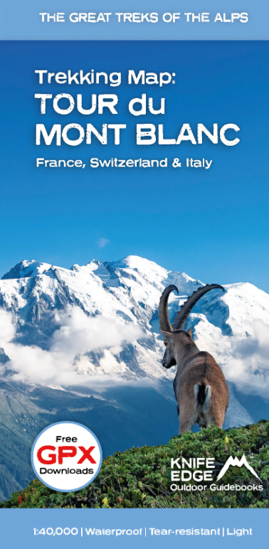 Tour du Mont Blanc Trekking Map