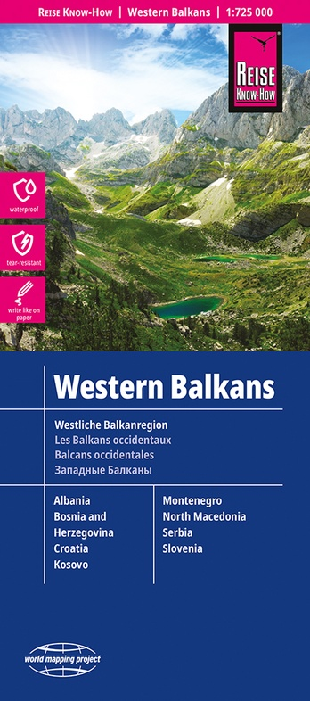 Westelijke Balkan 1:725.000